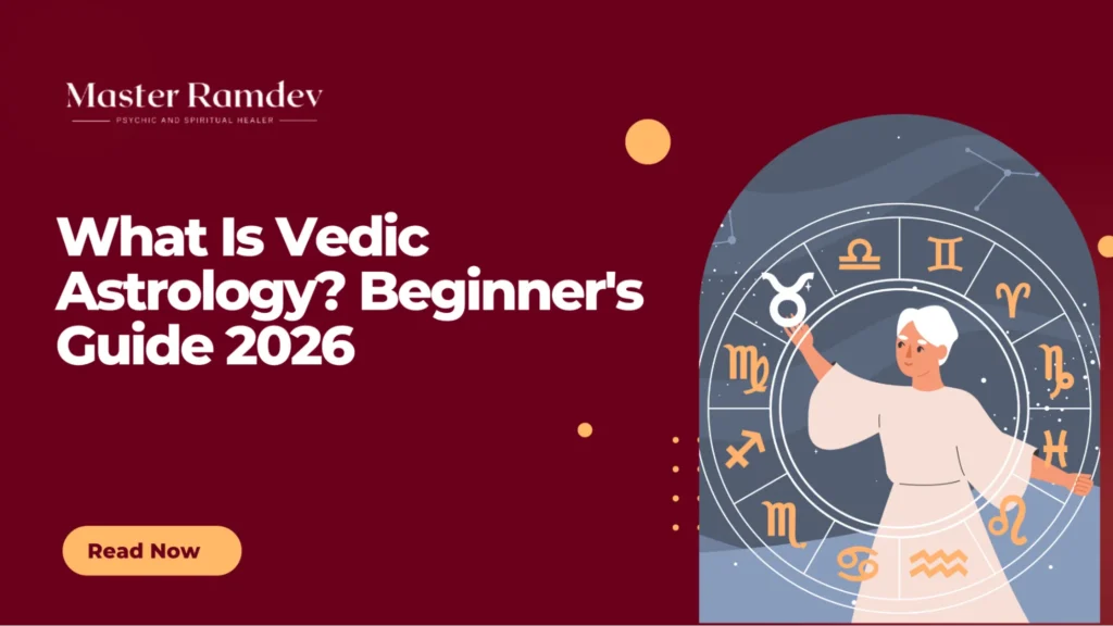 Ancient Indian astrology principles explained through a Vedic birth chart and planetary positions.