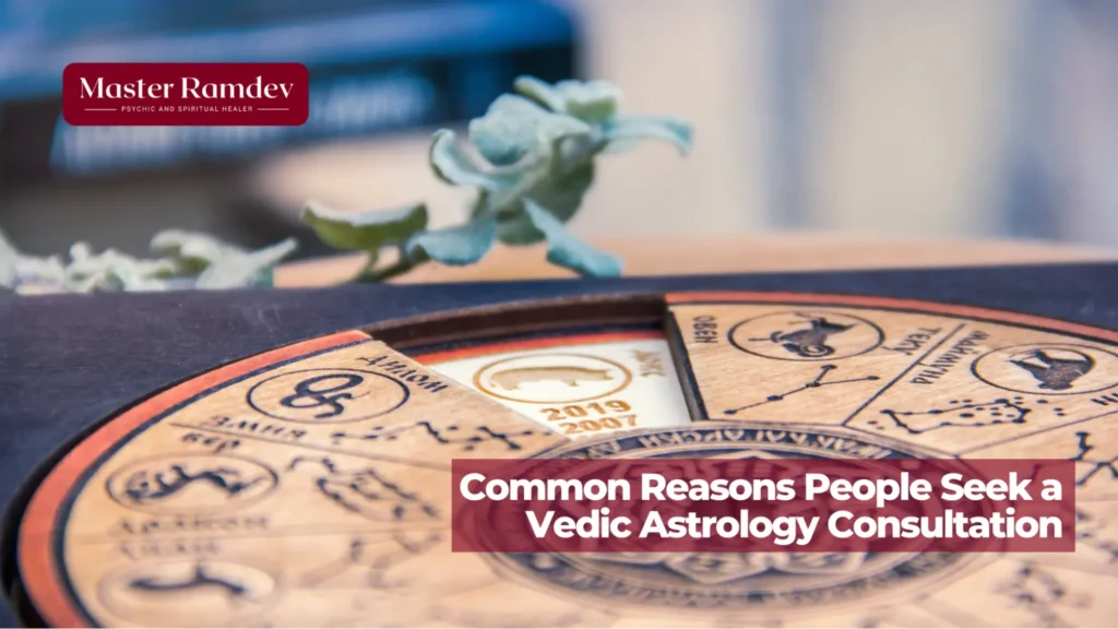 People seeking guidance through ancient Vedic astrology consultation and chart analysis