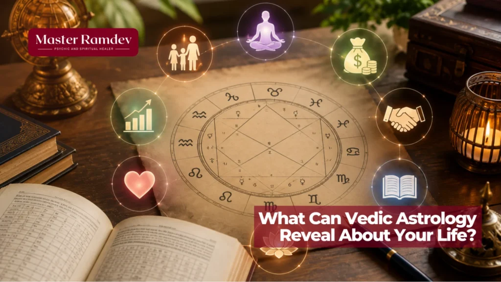 Vedic astrology explained through life insights, personality traits, and future guidance.