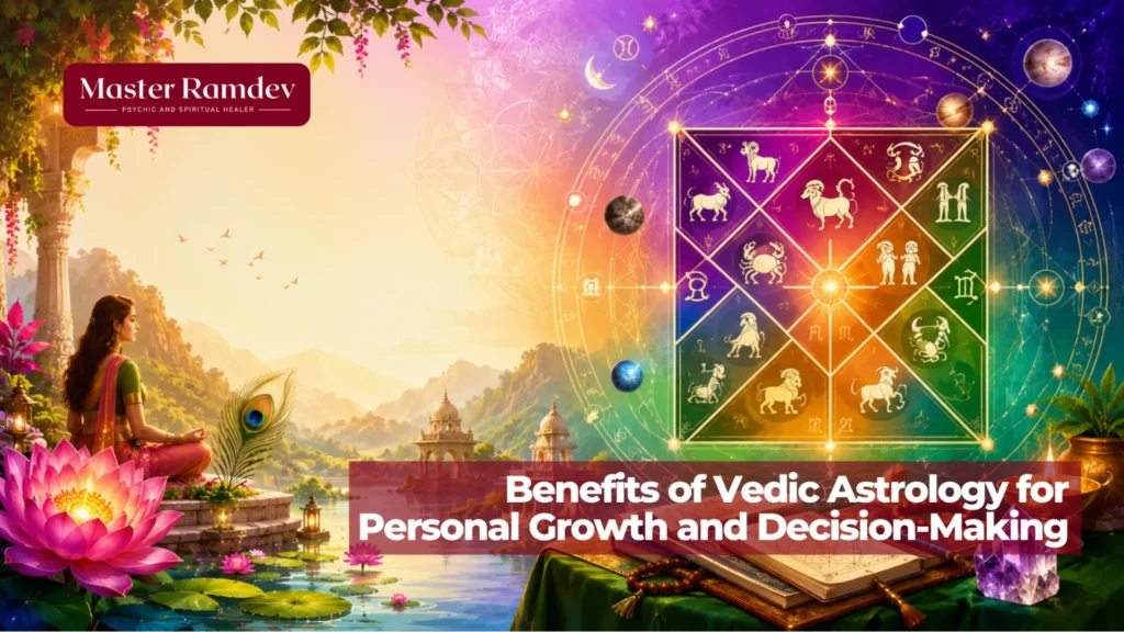 Vedic astrology guide showing insights for personal growth and life decisions